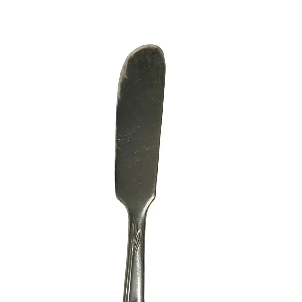 Vintage Embassy Silverplate Magic Lily Butter Knife